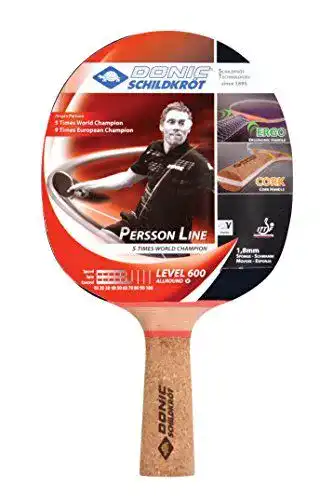 Donic Tischtennisschläger Persson 600 mit Korkgriff