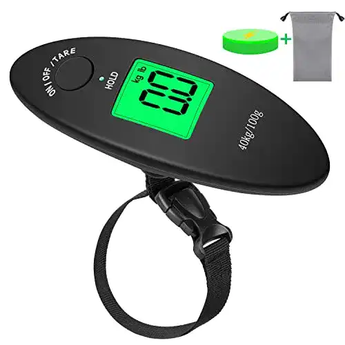 Hängewaage Sansoak Mini Gepäckwaage Digital mit Haken