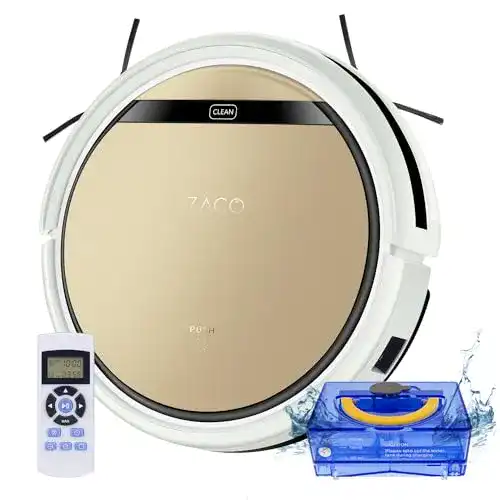 Zaco V5sPro Saugroboter mit Wischfunktion für Hartböden