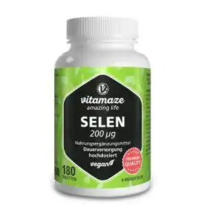 Selen Vitamaze hochdosiert 200 mcg vegan
