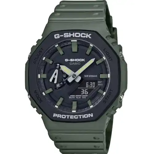 Militäruhr Casio Herren Analog Digital Quarz Uhr aus Harz