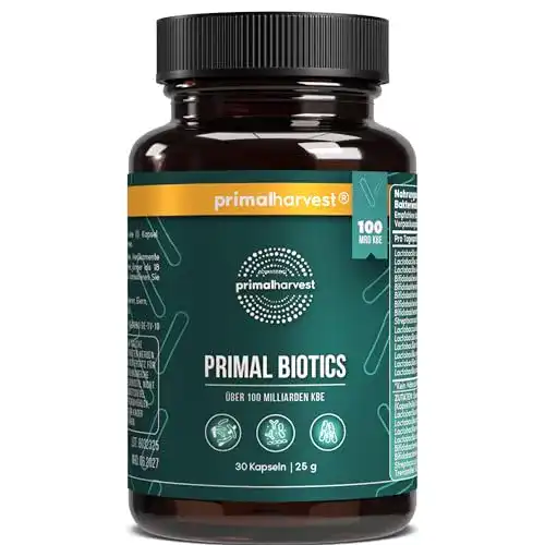 Primal Harvest Probiotika, 30 Kapseln zur Unterstützung der Darmgesundheit