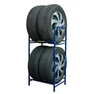 Reifenregal Goodyear für 4 Reifen mit platzsparender Aufbewahrung