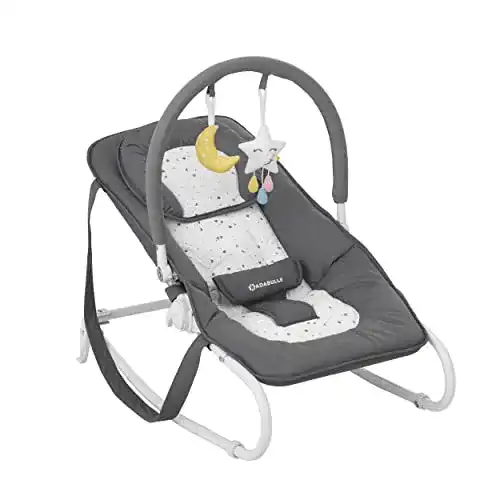 Babywippe Badabulle Easy Moonlight mit Kopfstütze und flexibler Nutzung
