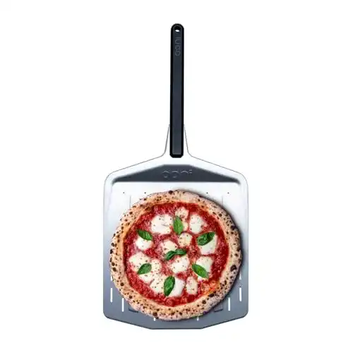 Pizzaschaufel Ooni perforierte 30 cm, Aluminium-Pizzaheber