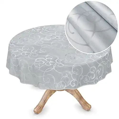 Wachstischdecke ANRO Premium aus Vinyl Abwaschbare Tischdecke