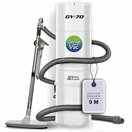 Zentralstaubsauger Genialvac 70 mit Wäscheschacht-System