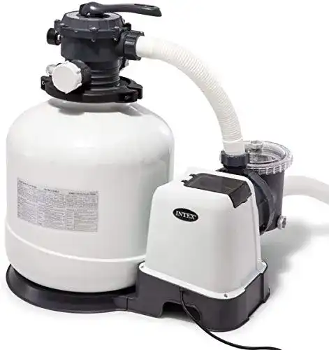 Intex Filterpumpe 3200 GPH Sandfilterpumpe mit RCD (220-240 Volt)