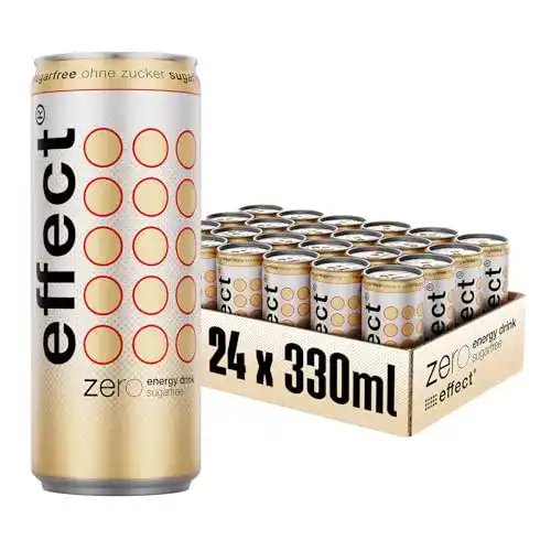 Energy Drink Effect ZERO zuckerfrei – 24 x 0,33 l Dosen