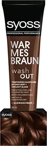 Syoss Wash Out Color-Shampoo für braune Haare