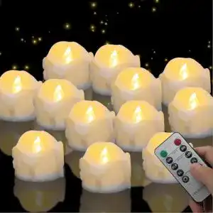 LED Teelichter mit Timer von Innislink – 12 Stück