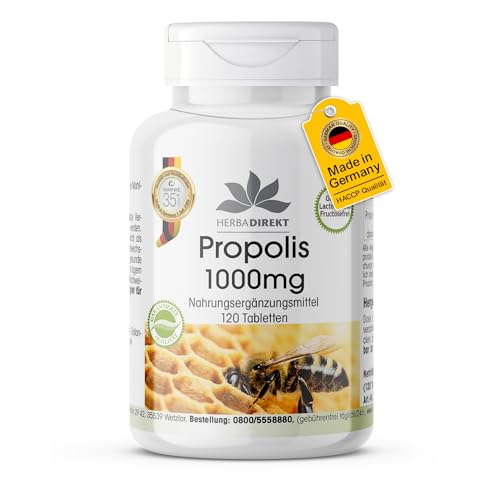 Propolis-Kapseln Herba Direkt 1000mg, 120 Tabletten
