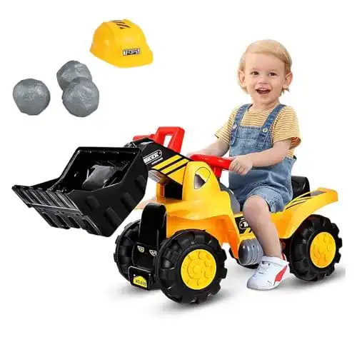 Sitzbagger Costway mit Ablagefach für Kinder