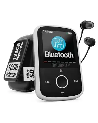 MP3-Player mit 16 GB Speicher und Bluetooth für Kinder und Senioren