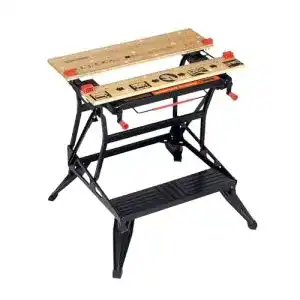 BLACK+DECKER Werkbank WM825 klappbar mit großer Arbeitsfläche