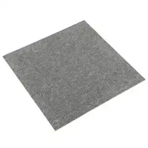 Teppichfliesen Vidaxl 20 Stück selbstklebend 50×50 cm grau