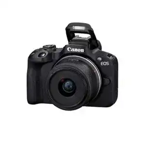 Canon EOS R50 Systemkamera mit RF-S 18-45 IS STM Objektiv im Vergleich