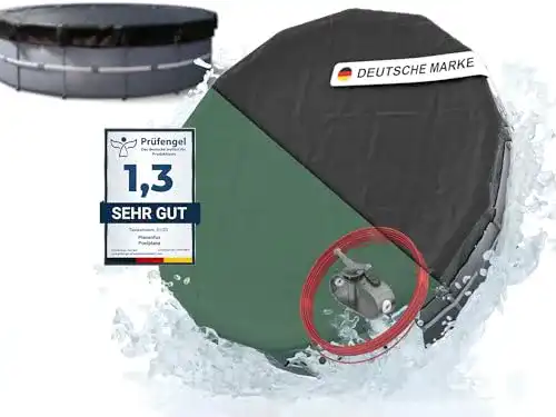 Poolabdeckung rund Planenfux 366 cm für Pools mit Ø 320-366 cm