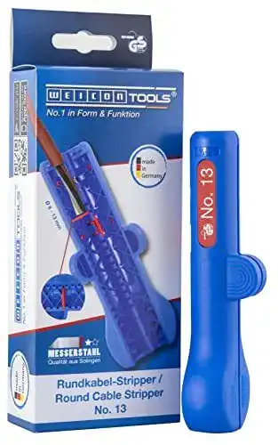 Rundkabel-Stripper WEICON TOOLS No. 13 für präzises Abmanteln