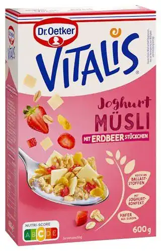 Vitalis Joghurtmüsli von Dr. Oetker für ein gesundes Frühstück