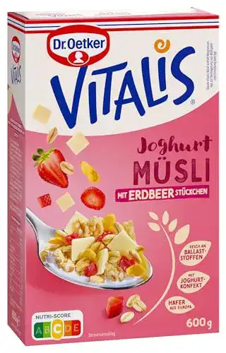 Vitalis Joghurtmüsli von Dr. Oetker für ein gesundes Frühstück