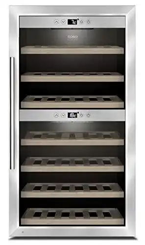 Weinkühlschrank mit 2 Zonen Caso WineComfort 660 Smart