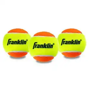 Drucklose Tennisbälle von Franklin Sports, offizielle Größe, 3er-Pack