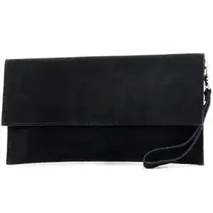 Clutch modamoda de, T151/M151, ital. Wildleder/Leder Metallic
