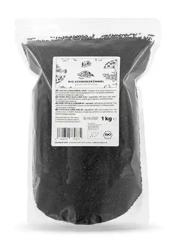Schwarzkümmelsamen KoRo, Bio 1 kg – Natürliche Qualität für die Küche