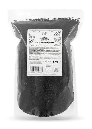 Schwarzkümmelsamen KoRo, Bio 1 kg – Natürliche Qualität für die Küche