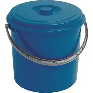 Curver 12L Mehrzweckeimer mit Deckel in Blau