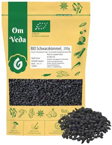 Schwarzkümmelsamen OmVeda BIO 200g aus Ägypten