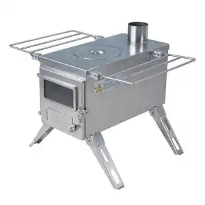 Winnerwell Nomad Medium Zeltofen – Tragbarer Holzofen für Camping