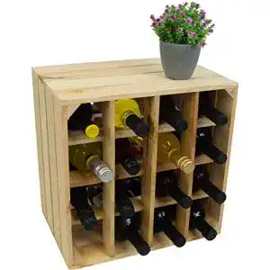 Weinregal Kistenkolli Altes Land 16er in verschiedenen Farben