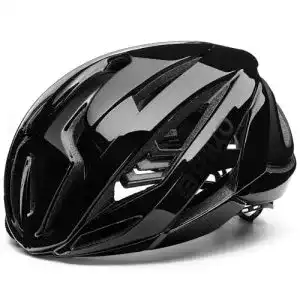 Briko Quasar Fahrradhelm für Erwachsene in Shiny Black, Größe M