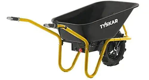 Akku-Schubkarre Tyskar ESK500 mit kraftvollem Akku