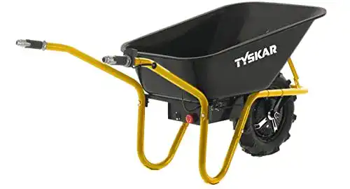 Akku-Schubkarre Tyskar ESK500 mit kraftvollem Akku