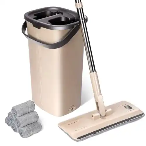 Bodenwischer Set von Masthome mit Wischmopp und Putzeimer