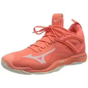 Mizuno Wave Mirage 3 Handballschuhe für Damen in Livingcoral/Schneewittchen