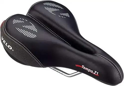 Fahrradsattel Point Velo Herren Trekking Sattel Tempo Z1 Schwarz
