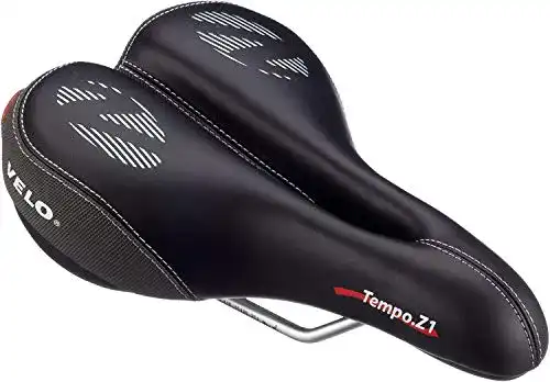 Fahrradsattel Point Velo Herren Trekking Sattel Tempo Z1 Schwarz