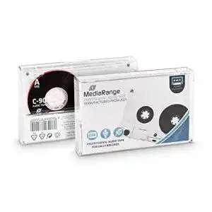 Mediarange Audiokassette C-90 I für professionelle Audioaufnahmen