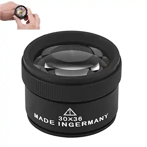 Uhrmacherlupe Yuyte 30X Lupenbrille für Uhrenreparatur und Schmuck