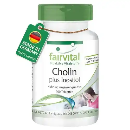 Cholin Fairvital Bitartrat plus Inositol 100 Tabletten