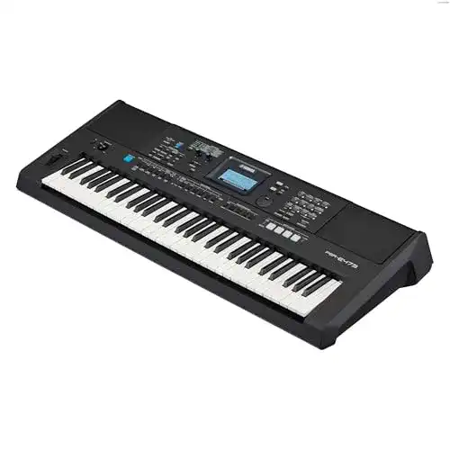 Yamaha PSR-E473 Digital-Keyboard mit 61 anschlagdynamischen Tasten