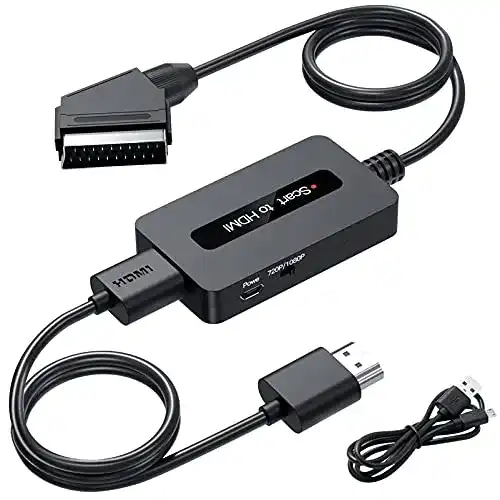 Scart zu HDMI Konverter für HDTV – Kirolle Scart-HDMI-Adapter