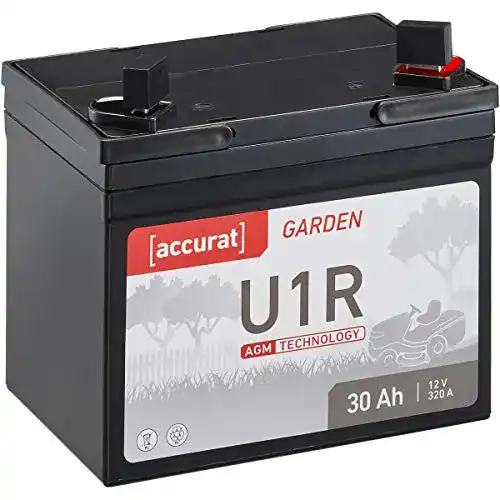 Rasentraktor-Batterie Accurat Motorradbatterie U1R – 12V, 30Ah, 320A