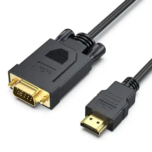 VGA zu HDMI Adapter 1,8 m HDMI auf VGA Konverterkabel