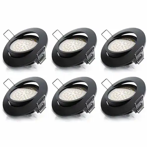 LED Einbaustrahler flach dimmbar 6x Deckenspot Brandson
