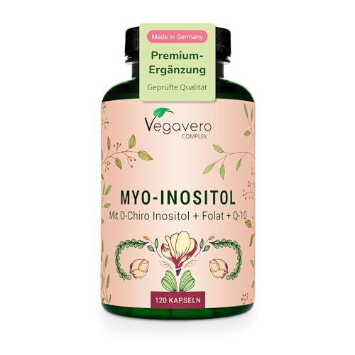 Inositol Vegavero Komplex mit Myo- & D-Chiro-Inositol und Folsäure